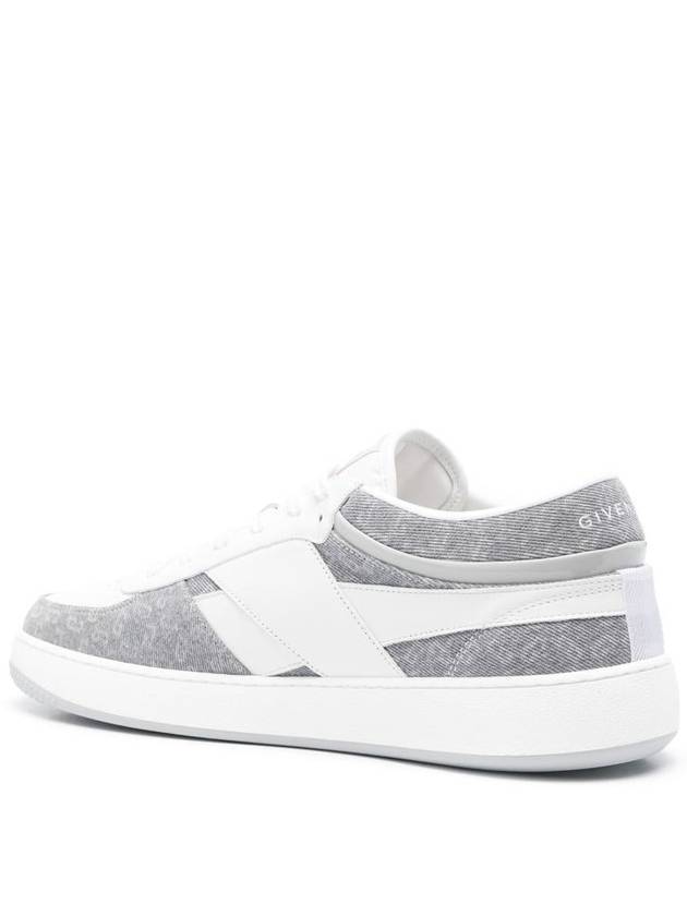 G Move Panel Leather Low Top Sneakers Grey - GIVENCHY - BALAAN 4