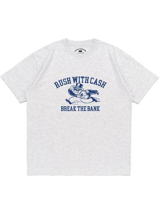 RUSH WITH CASH T SHIRTS LIGHT MELANGE - POLYGRAM - BALAAN 3