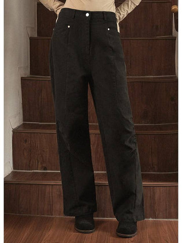 Solid rivet shirring point pants - MICANE - BALAAN 1