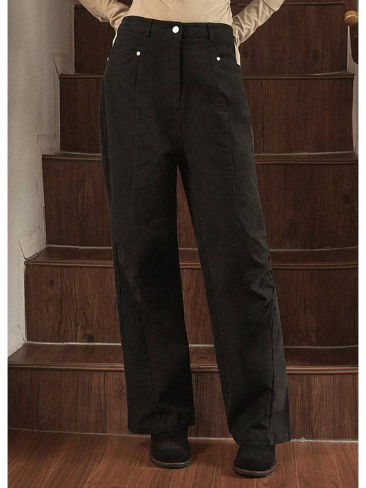 Solid rivet shirring point pants - MICANE - BALAAN 1