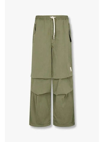 Men s Logo Patch Banding Parachute Pants Green - EMPORIO ARMANI - BALAAN 1