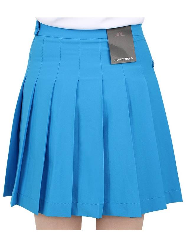 Women's Adina Golf Skirt Brilliant Blue - J.LINDEBERG - BALAAN 9