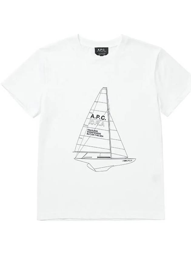 Jeannot Short Sleeve T-Shirt White - A.P.C. - BALAAN 4