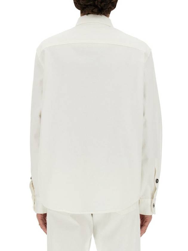 Long Sleeve Shirt 1013887 1A100321D110 White - VERSACE - BALAAN 4