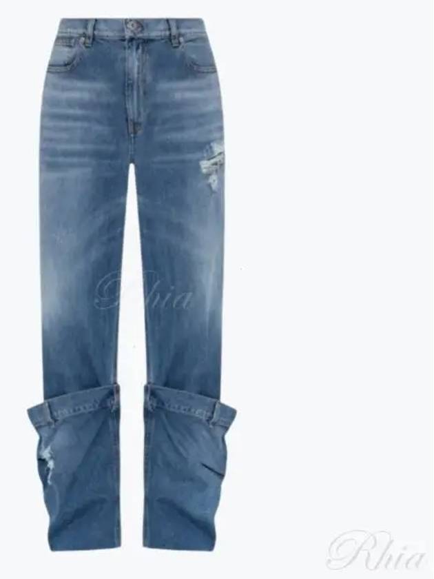 bucket denim jeans blue - JW ANDERSON - BALAAN 2