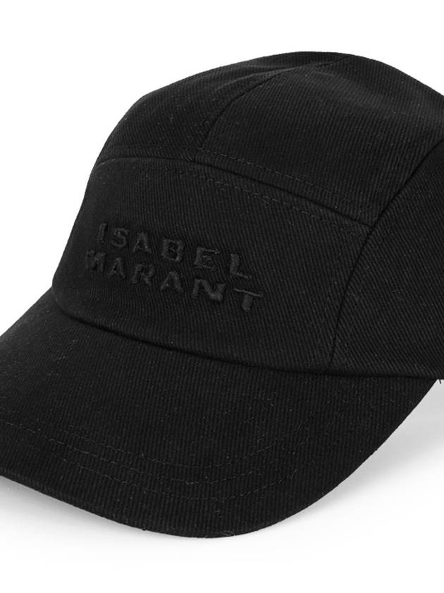 Tedji Ball Cap Black - ISABEL MARANT - BALAAN 3