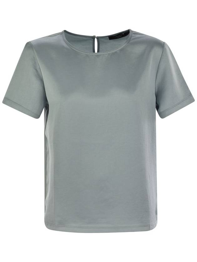 AMBURGO - Satin and jersey T-shirt - WEEKEND MAX MARA - BALAAN 1