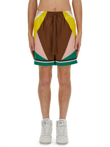 SILK BERMUDA SHORTS - CASABLANCA - BALAAN 1