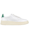 Medalist Green Tab Leather Low Top Sneakers White - AUTRY - BALAAN 5