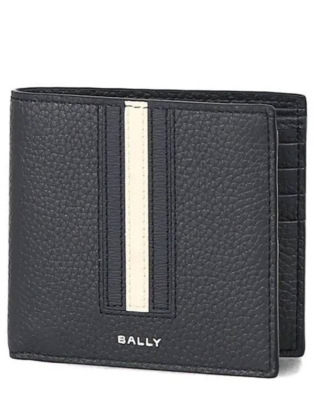 RBN Logo Stripe Half Wallet Black - BALLY - BALAAN 2