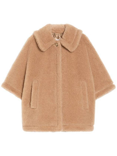 Tenebrae4 Teddy Fur Jacket Albino - MAX MARA - BALAAN 1