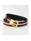 B Bold Buckle Two-Tone Belt - BALLY - BALAAN 2