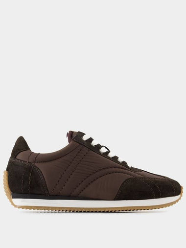 Sport Sneakers - TOTEME - Leather - Brown - TOTEME - BALAAN 1