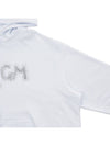 Rhinestone Logo Hoodie White - MSGM - BALAAN 5