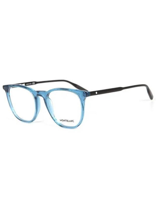 Eyewear Square Acetate Eyeglasses Blue - MONTBLANC - BALAAN 2