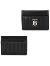 Lola Quilted Card Wallet Black - BURBERRY - BALAAN 2