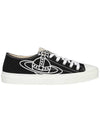 ORB Logo Low Top Sneakers Black - VIVIENNE WESTWOOD - BALAAN 3