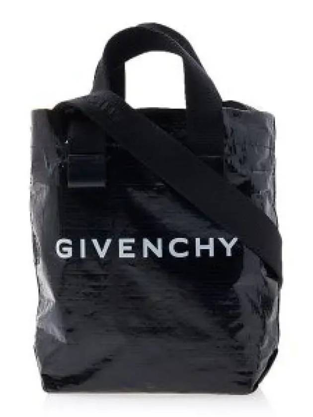Mini G Shopper Tote Bag Black BKU03QK1PJ001 974984 - GIVENCHY - BALAAN 1