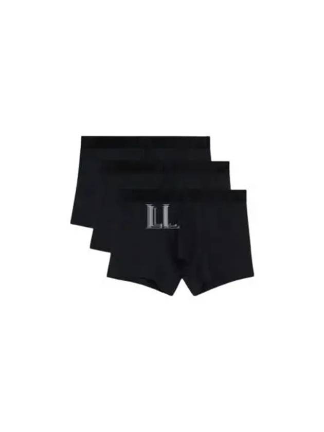 Men's Bridge Lyocell Boxer Panties 3 Pack Black - J.LINDEBERG - BALAAN 2