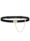 Caro  20MM Smooth Calfskin Belt Black - DIOR - BALAAN 2