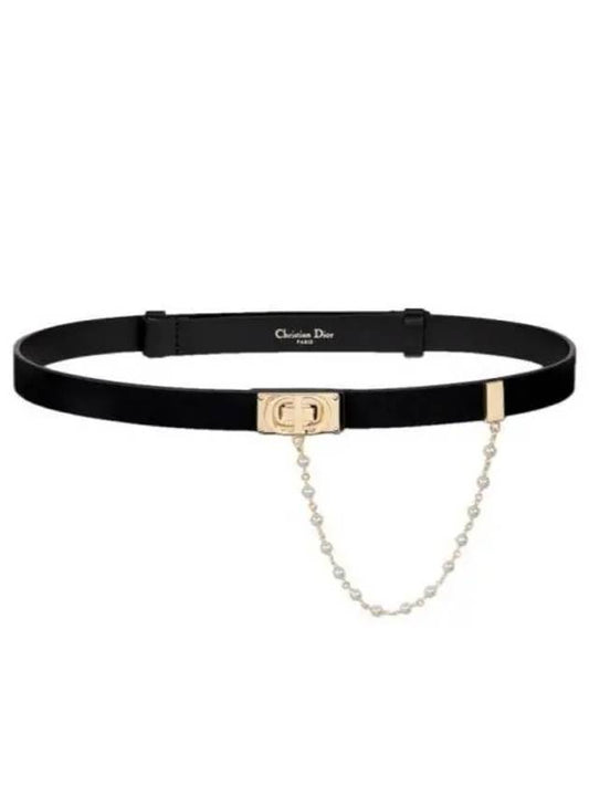 Caro  20MM Smooth Calfskin Belt Black - DIOR - BALAAN 2