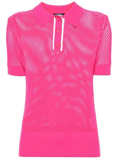 Syndra open knit polo shirt GWKW09332 - J.LINDEBERG - BALAAN 1