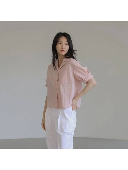 Open half roll up blouse - KELLY DONAHUE - BALAAN 2