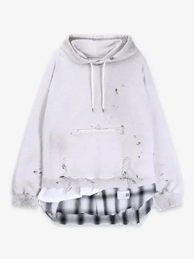 Triple Layered Hoodie White - MAISON MIHARA YASUHIRO - BALAAN 2