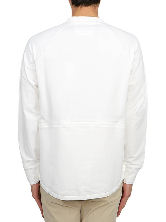 Metropolis Series Brushed Sweatshirt White - CP COMPANY - BALAAN 5