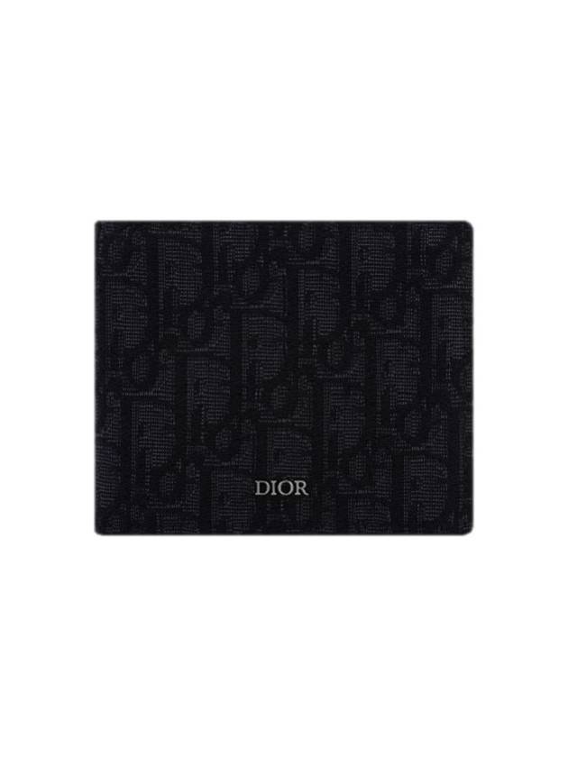 Wallet Black  Oblique Jacquard - DIOR - BALAAN 2