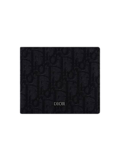 Wallet Black  Oblique Jacquard - DIOR - BALAAN 2