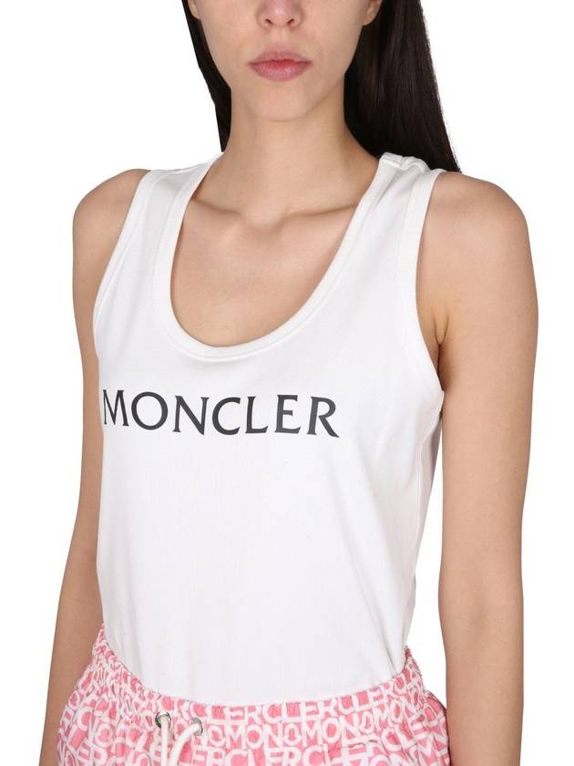 Moncler Top With Logo Print - MONCLER - BALAAN 4