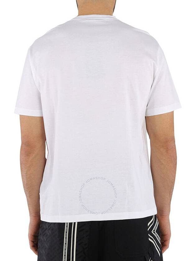 Versace Men's T-Shirt White W Medusa Embroid, Size Large - VERSACE - BALAAN 3