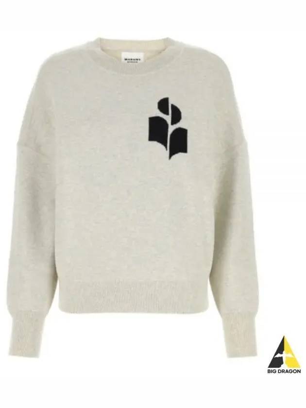 Logo Intarsia Crewneck Sweater Ecru - ISABEL MARANT - BALAAN 2