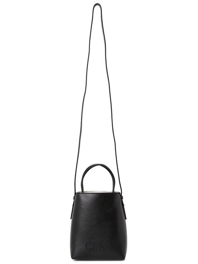 Sense Micro Calfskin Tote Bag Black - CHLOE - BALAAN 8