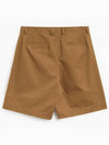 Pleated Cotton Shorts Green Tea - A.P.C. - BALAAN 4