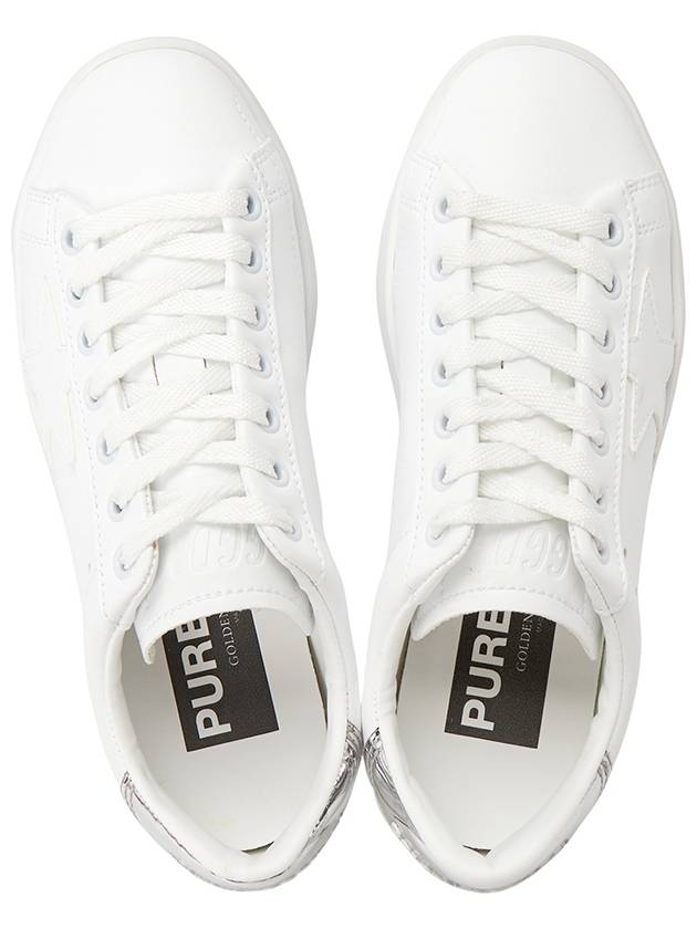 Purestar Faux Leather Low Top Sneakers White - GOLDEN GOOSE - BALAAN 3