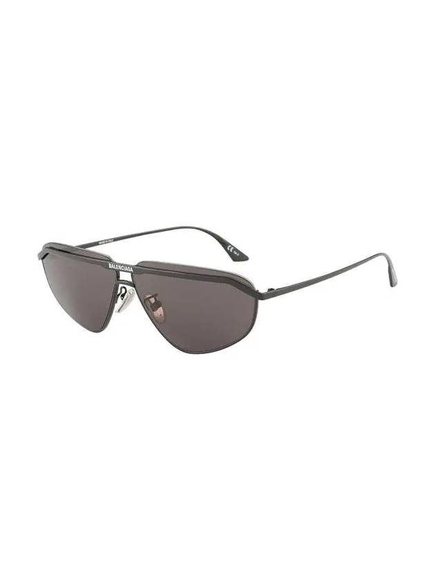 Eyewear Ultra-Slim Metal Half Rim Sunglasses Black - BALENCIAGA - BALAAN 4