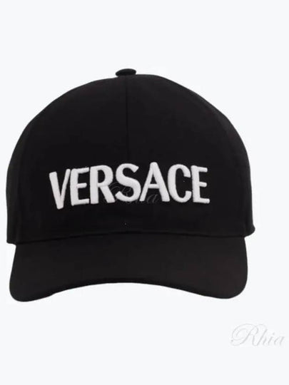 Embroid Logo Ball Cap Black - VERSACE - BALAAN 2