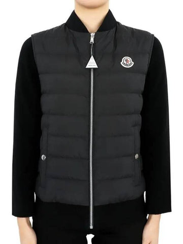 Kids OLU Lightweight Padded Vest Black 1A00059 54A81 999 12 14A Adults can wear - MONCLER - BALAAN 1