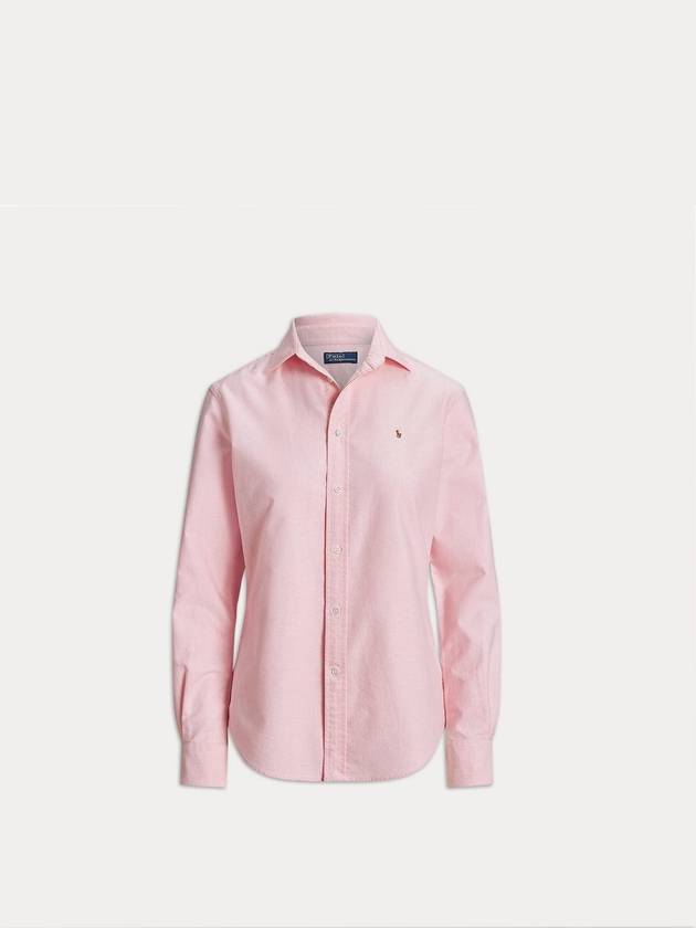 Pony Classic Fit Long Sleeve Shirt Pink - POLO RALPH LAUREN - BALAAN 2