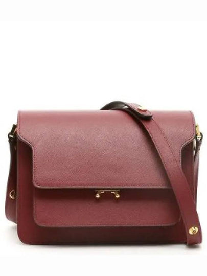 Trunk East West Shoulder Bag Wine - MARNI - BALAAN 2