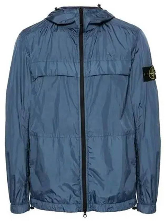 Garment Dyed Crinkle Reps R-Nylon Jacket Avio Blue - STONE ISLAND - BALAAN 2