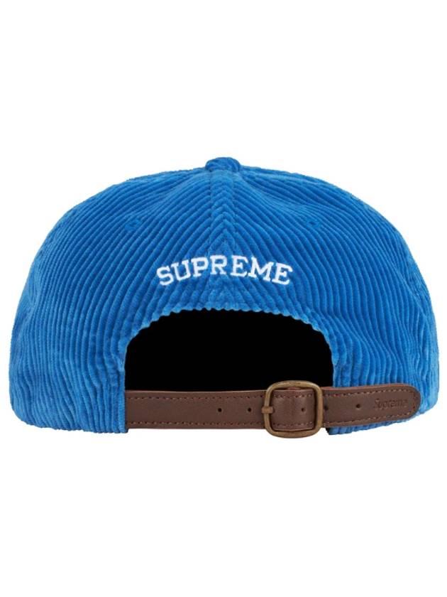 Corduroy S Logo 6 Panel Cap Royal FW23H91 - SUPREME - BALAAN 2