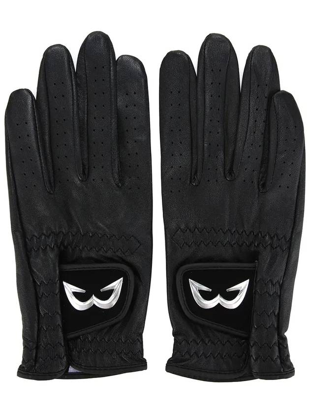 Golf Wear Premium Sheepskin Golf Gloves WB21SUWG01BK Black - WHITEBALL - BALAAN 4