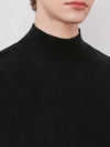 Soft half turtleneck knit black - INDUST - BALAAN 6