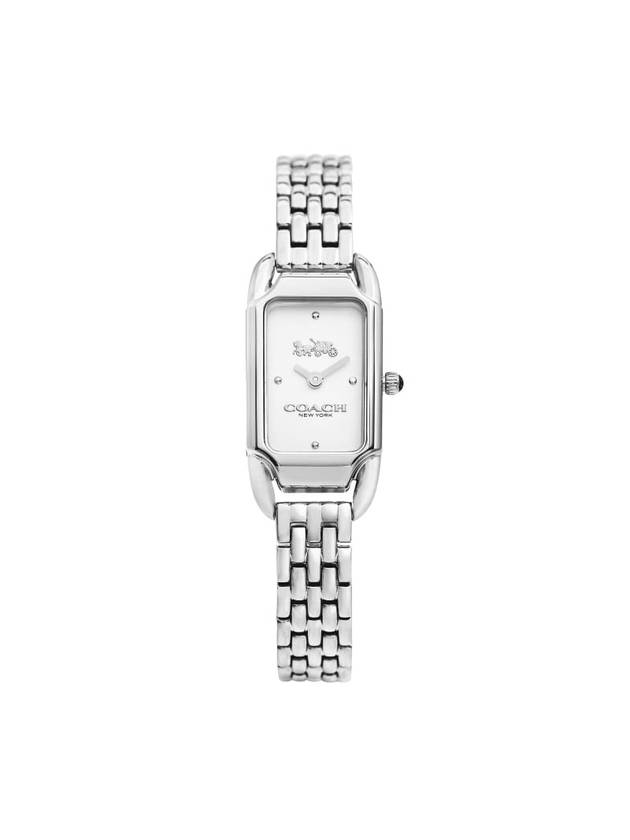 Cadie Stainless Steel Watch Silver - COACH - BALAAN 1