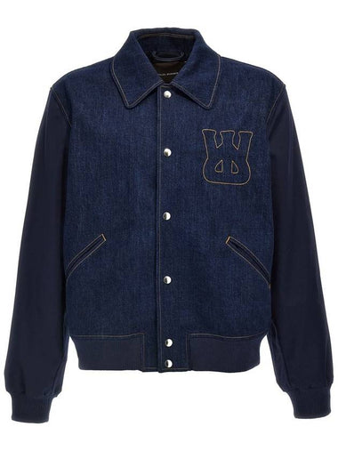 Wales Bonner 'The Echo Denim Varsity' Jacket - WALES BONNER - BALAAN 1