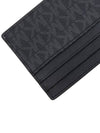 Men's Logo Card Wallet Black - MICHAEL KORS - BALAAN.