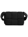 Padded Cassette Mini Cross Bag Black - BOTTEGA VENETA - BALAAN 1